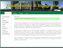 Tablet Screenshot of ingegneria.uniparthenope.it